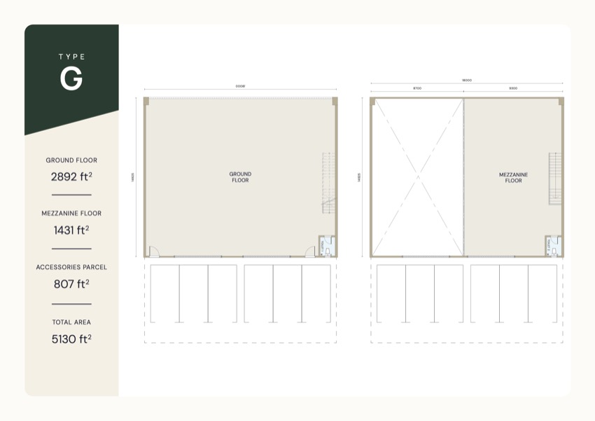 户型 G 平面图 / Type G floor plan